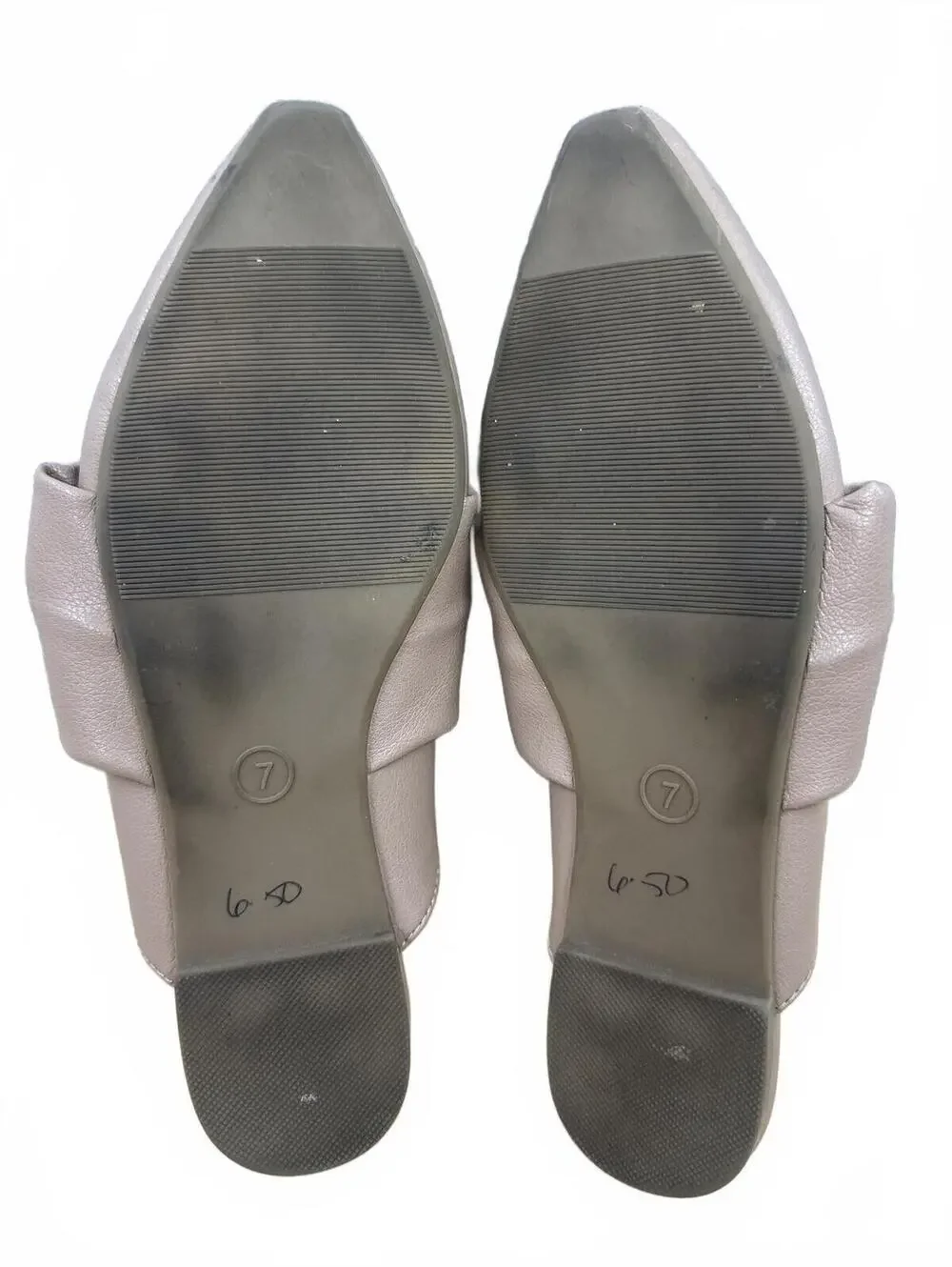 A New Day Taupe Slip On Bow Flats